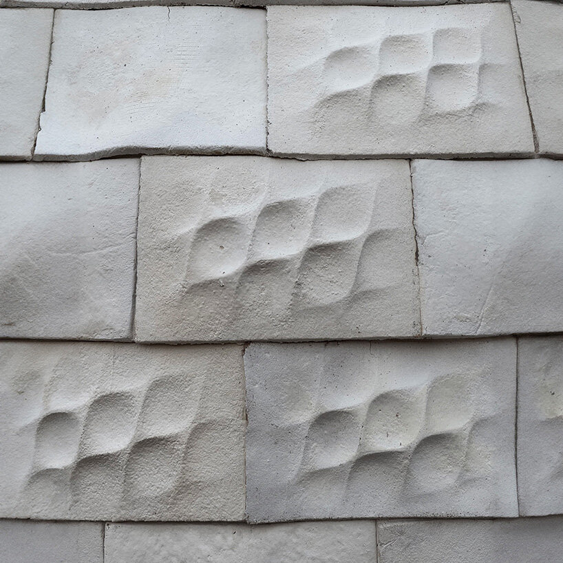 yong ju lee grows bio-integrated pavilion from mycelium using robotic 3D printing in seoul