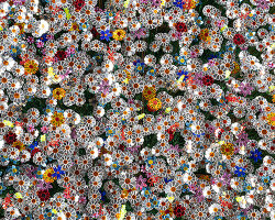 8,800 mirrored flowers from discarded acrylic reveal a data-driven portrait of the netherlands