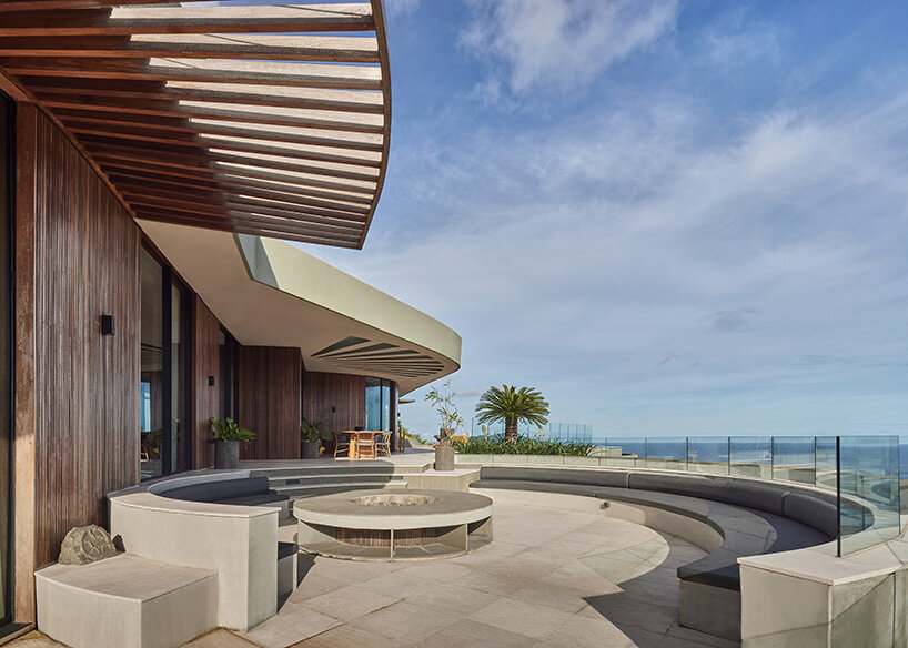 alexis dornier traces circles and tangents to shape steep hillside house in indonesia