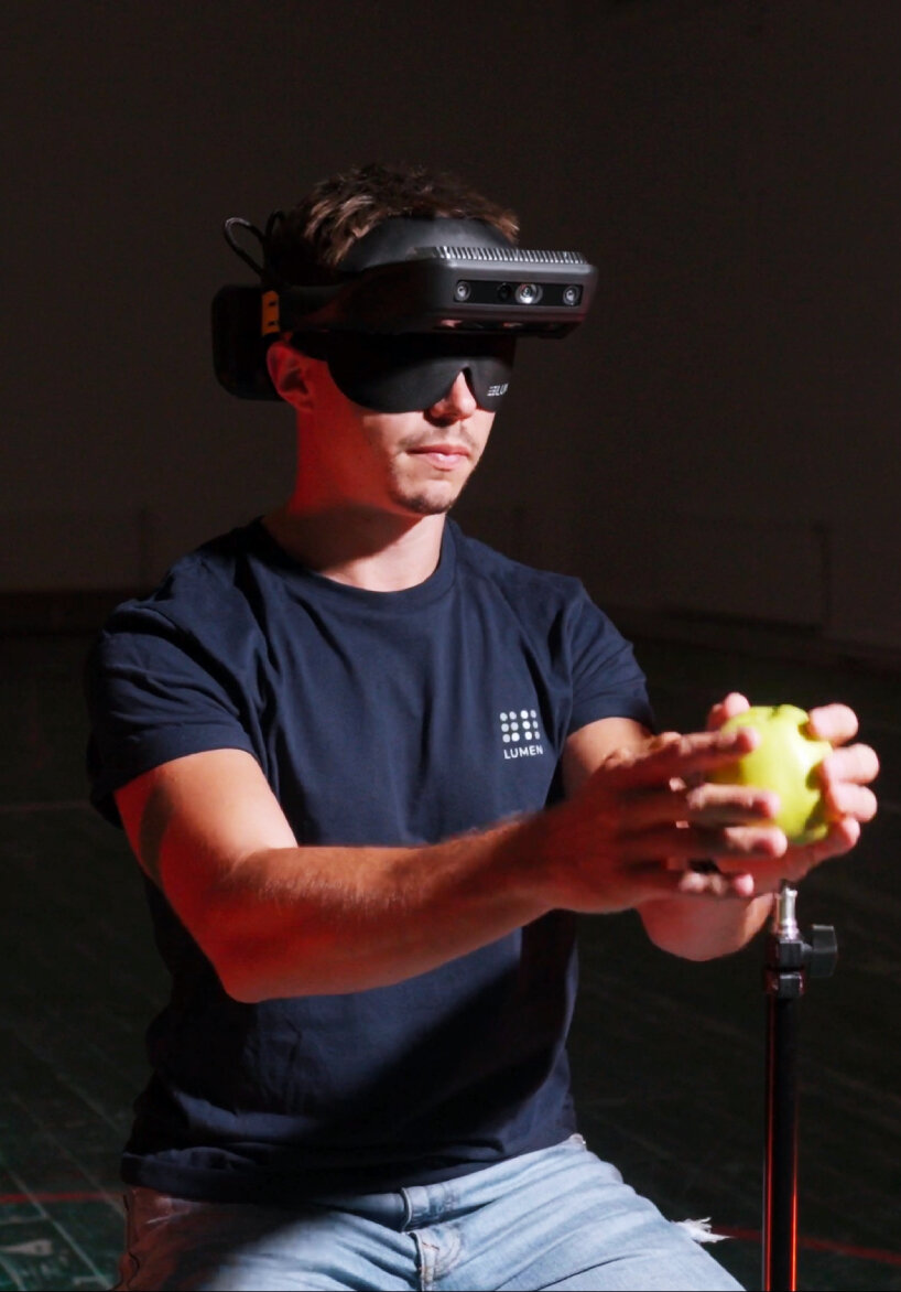 view of auditory testing