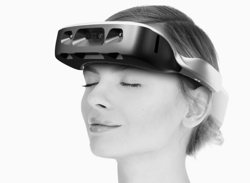 forehead glasses blind people