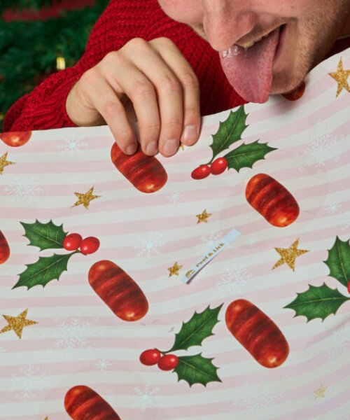 flavored paper you can lick and taste? explore some of the quirkiest gift wrap designs
