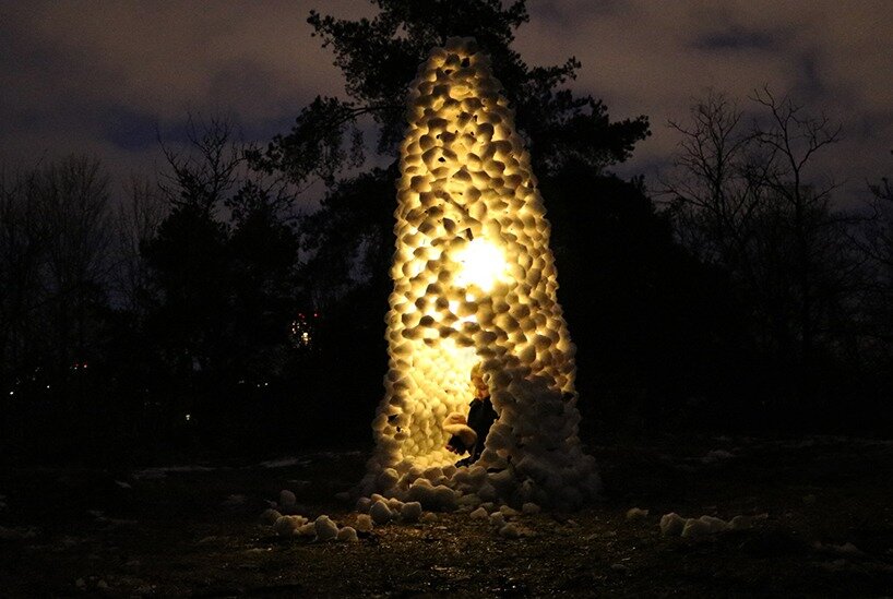 building with snow and ice: ephemeral art and architecture for sub-zero temperatures
