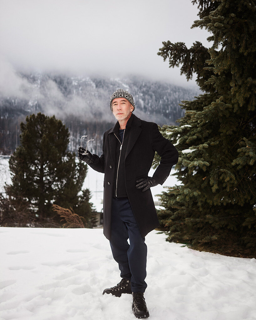 carsten höller's pink mirrored carousel slows time on the ice rink of the kulm hotel st. moritz