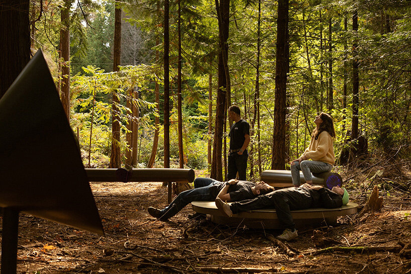 La instalación diaria de tous les jours armoniza las voces humanas con la ecología forestal de Canadá