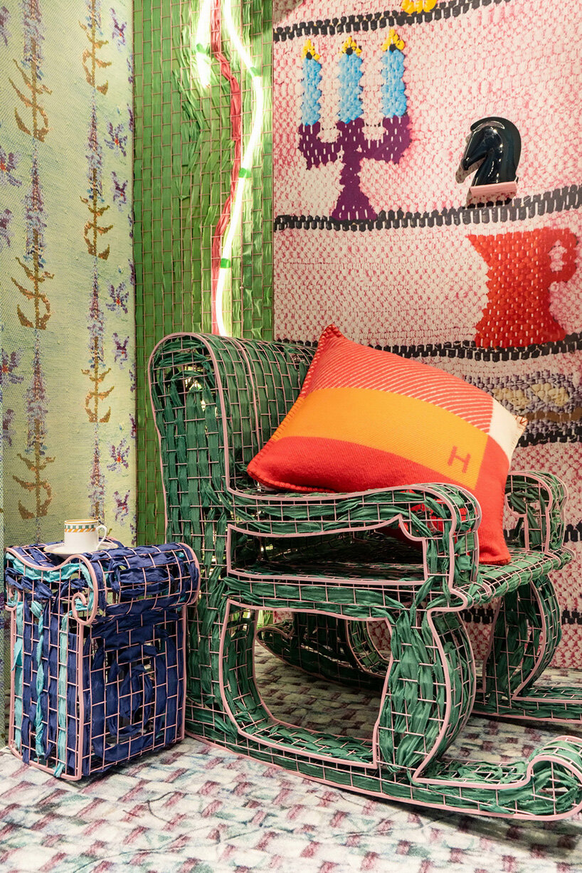 delphine dénéréaz weaves provençal memory into Hermès’ winter windows in shanghai