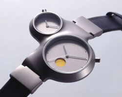 the story of the double-faced watch ‘chaos’ with colored window that tells if it’s day or night