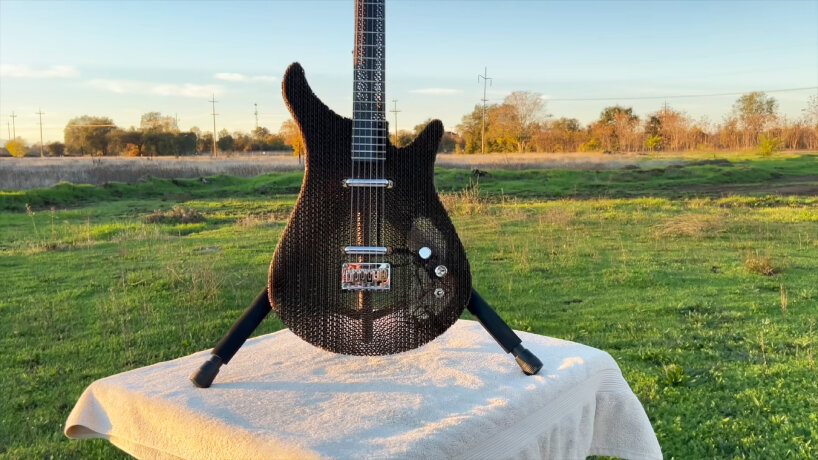 the designer switches from used shipping boxes to new cardboard sheets to avoid dents