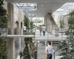 future farm: a vertical farming system frames architecture as hydro-ecological infrastructure