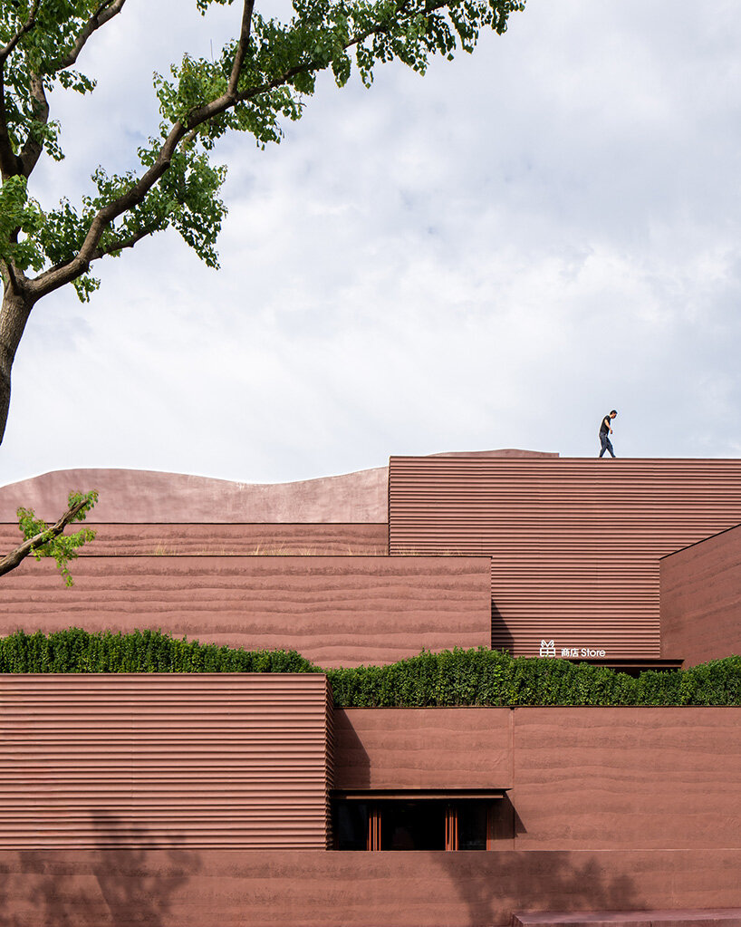 GOA crafts an open-air theater in china where birds and humans share the same stage