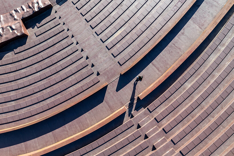 GOA crafts an open-air theater in china where birds and humans share the same stage