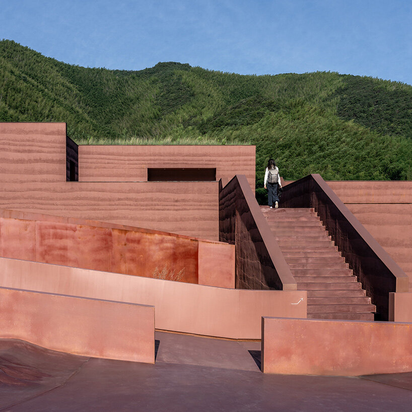GOA crafts an open-air theater in china where birds and humans share the same stage