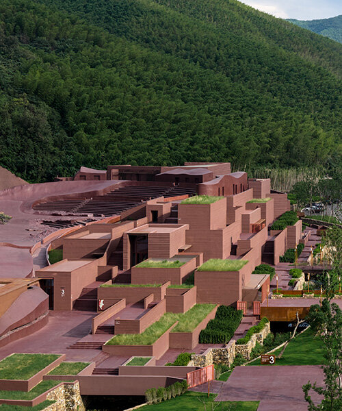 GOA crafts an open-air theater in china where birds and humans share the same stage