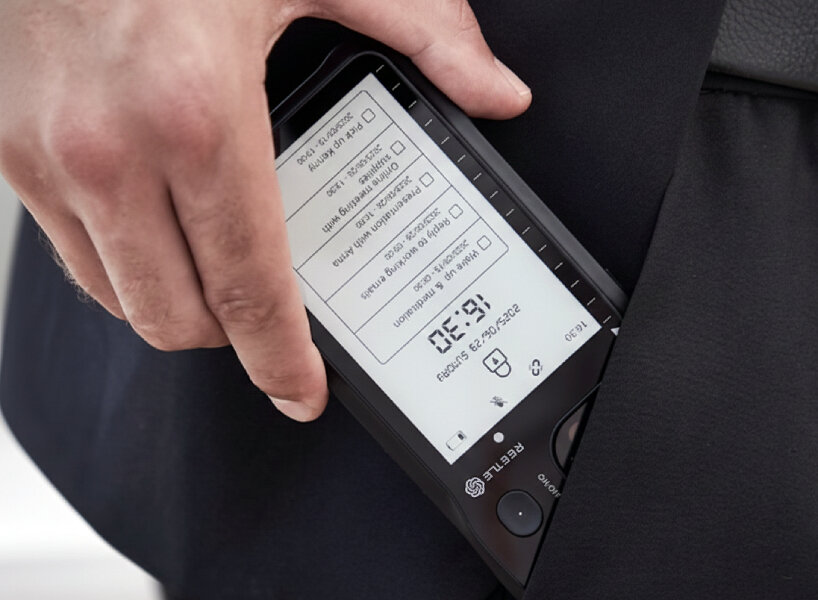 Pantalla de tinta electrónica para funda de iPhone