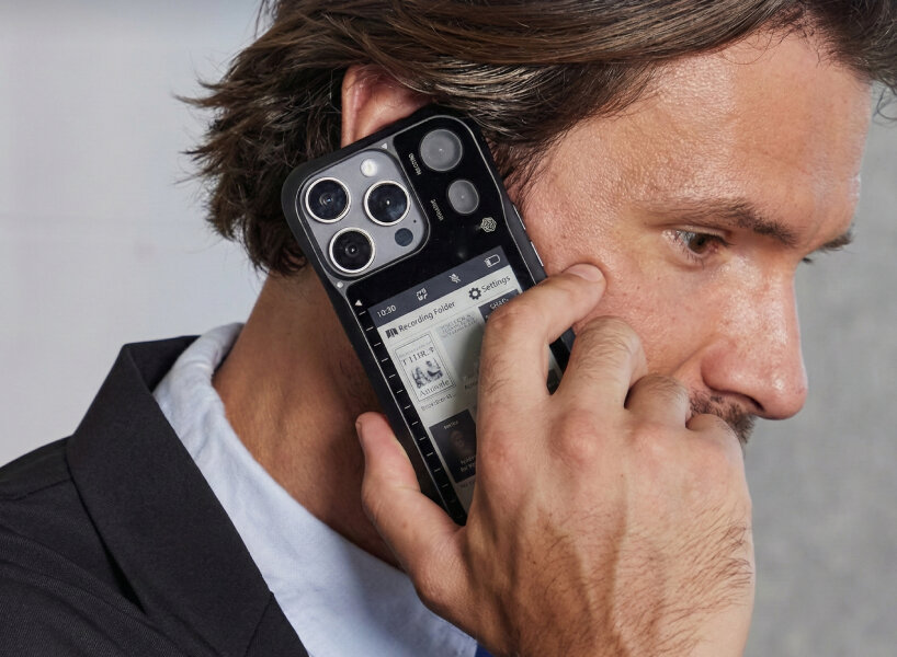 Pantalla de tinta electrónica para funda de iPhone