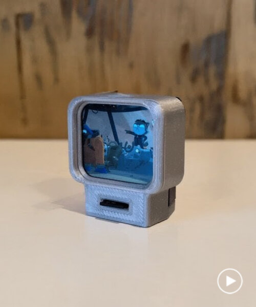 make your own portable tiny TV that plays movies and streams videos from computers