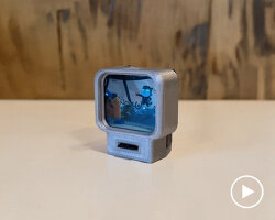 make your own portable tiny TV that plays movies and streams videos from computers