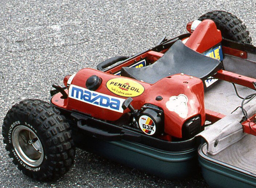 view of the concept vehicle's rear