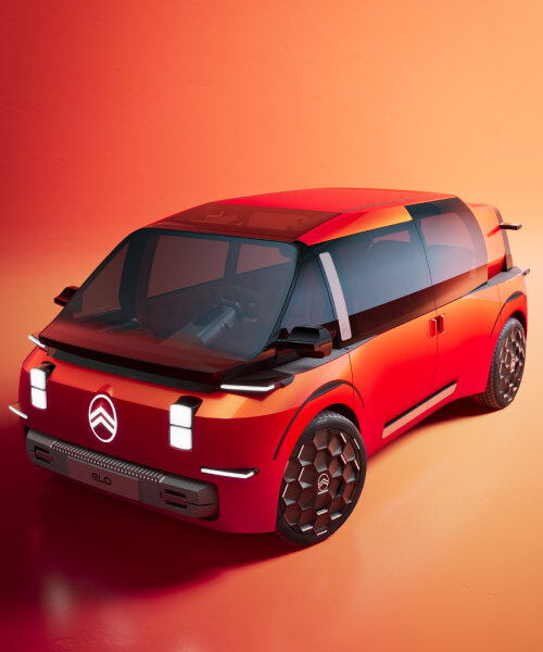 multipurpose ELO car doubles as temporary camp with inflatable mattress and power supply