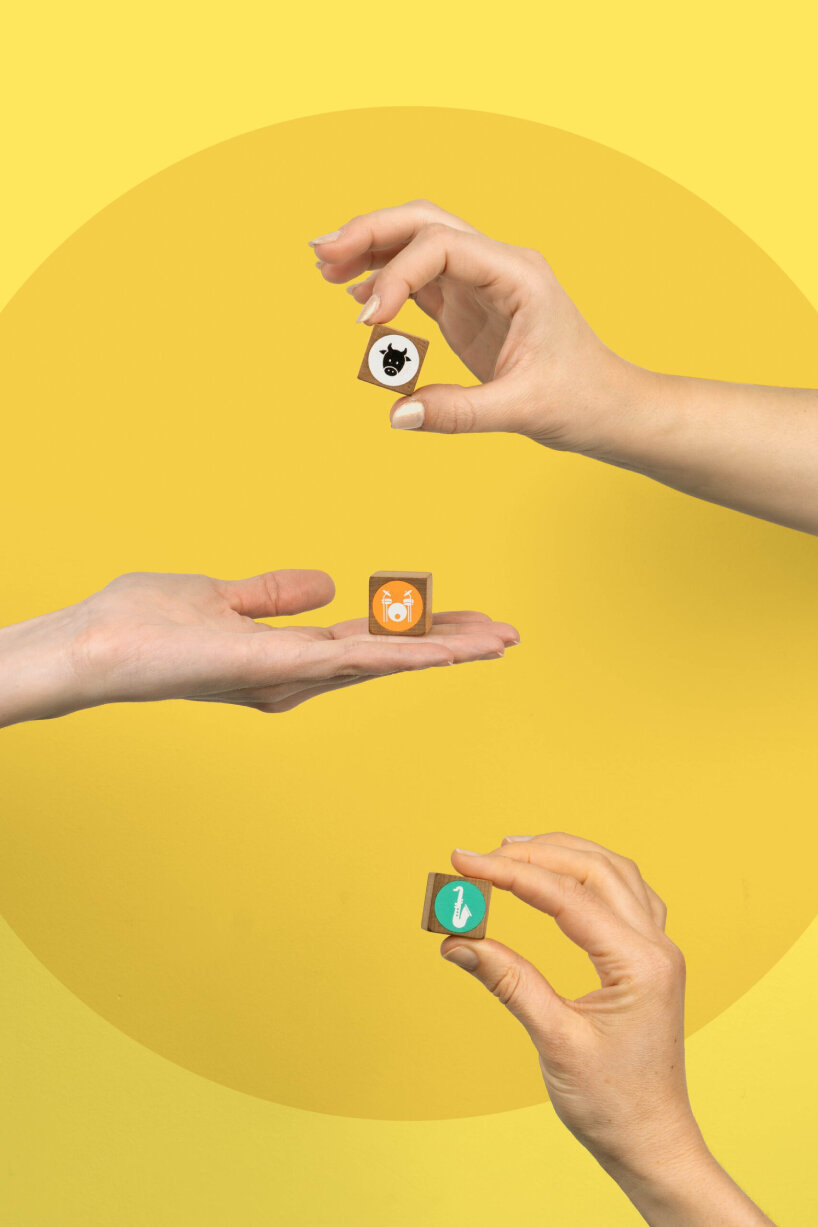 La imagen del cubo indica el tipo de sonido que se reproducirá.