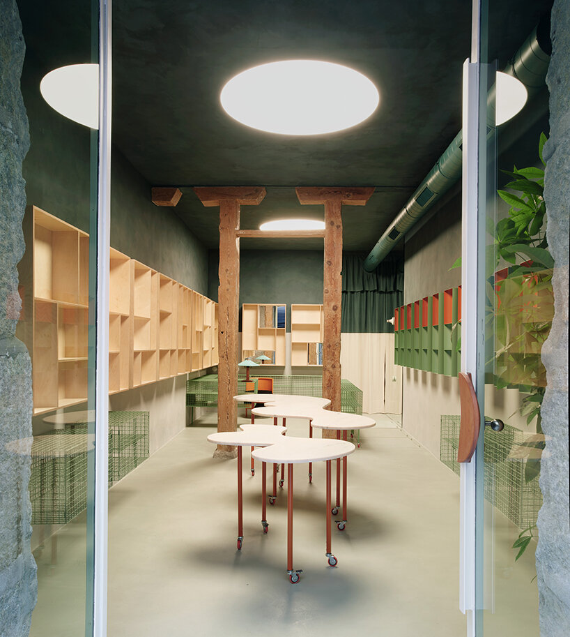 organic marble tables and vibrant hues complete madrid store by lucas y hern&aacute;ndez-gil
