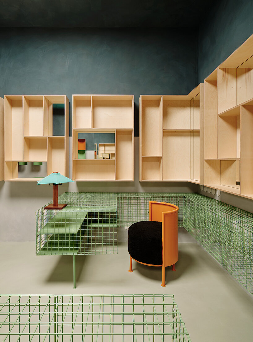 organic marble tables and vibrant hues complete madrid store by lucas y hern&aacute;ndez-gil