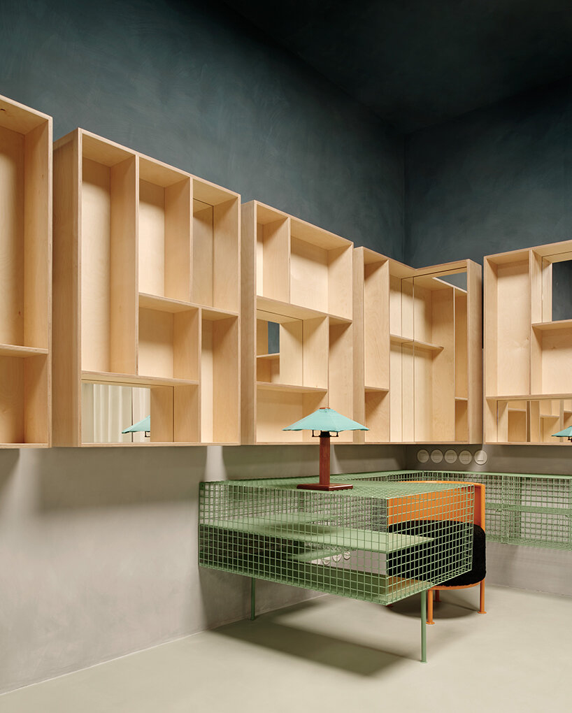 organic marble tables and vibrant hues complete madrid store by lucas y hern&aacute;ndez-gil