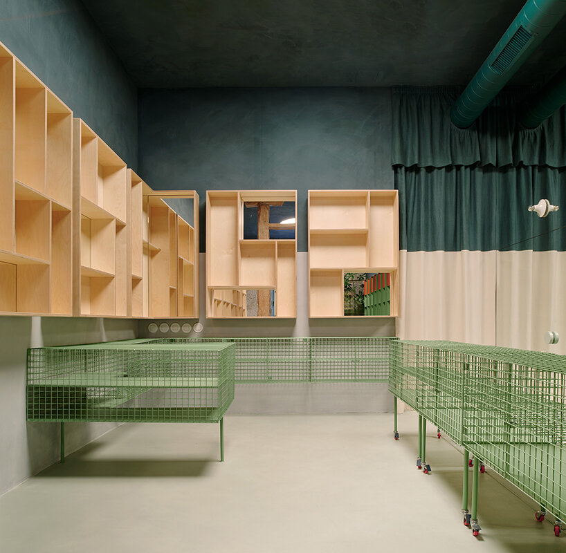 organic marble tables and vibrant hues complete madrid store by lucas y hern&aacute;ndez-gil