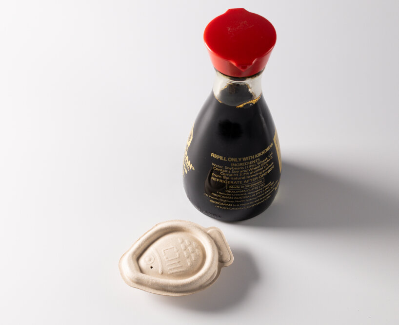 Gotero para pescado con salsa de soja