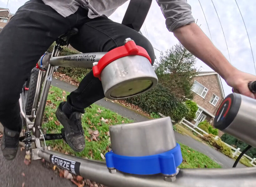 the creator chooses aluminum and stainless steel for the parts near the magnets