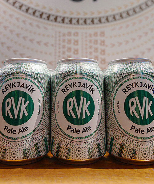 karlssonwilker contrasts icelandic culture in reykjavík brewing company rebranding