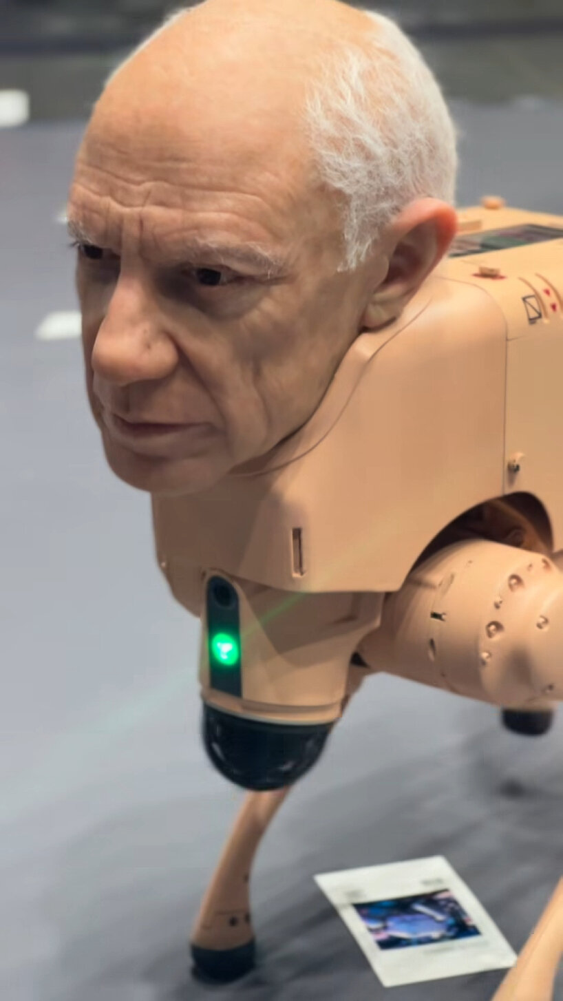 La mascota mecánica de Pablo Picasso también hace acto de presencia