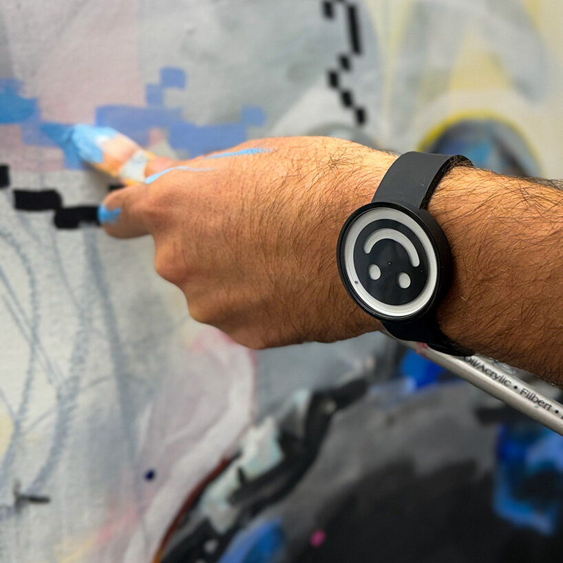 stuart semple creates a watch that smiles at you instead of telling the time