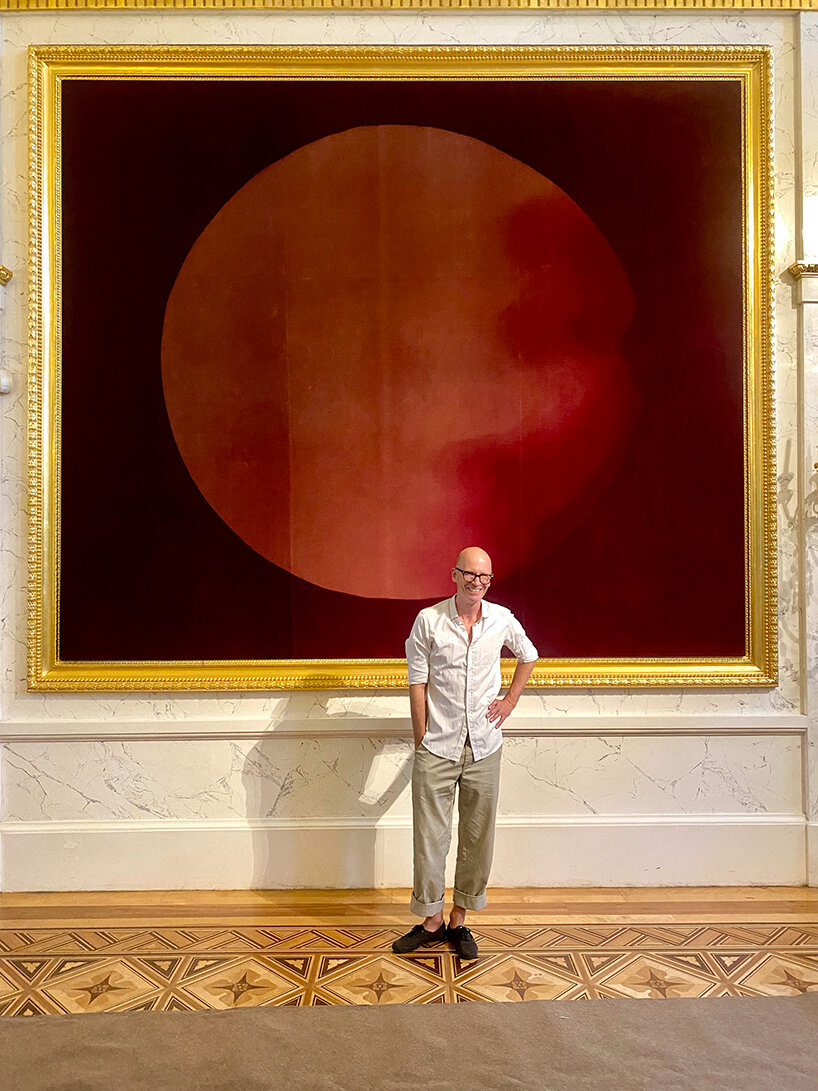 sunlight draws the images in nicolas grospierre's velvet heliograms