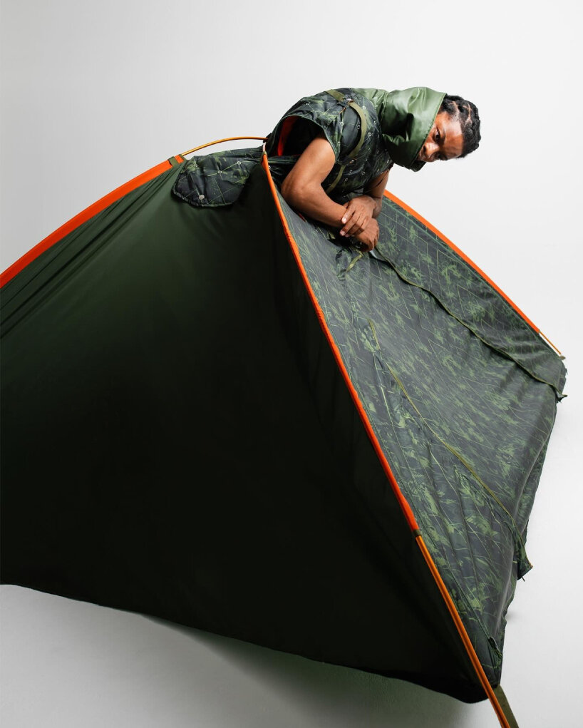 wearable shelter garment tent