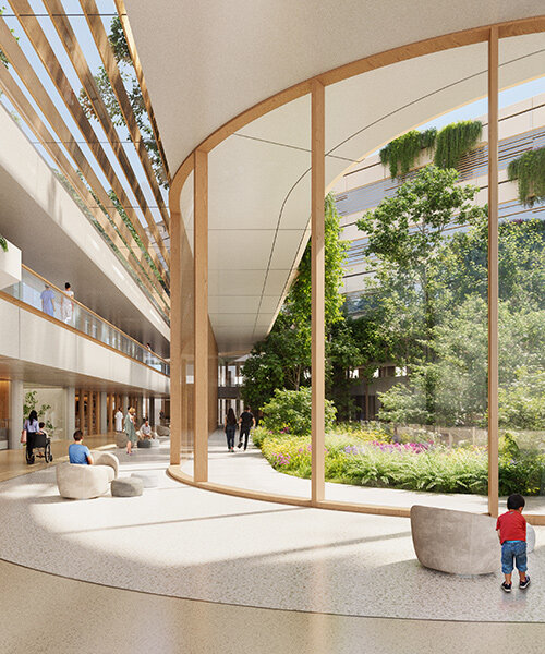 zaha hadid architects to design garden-infused malpensa hospital in italy