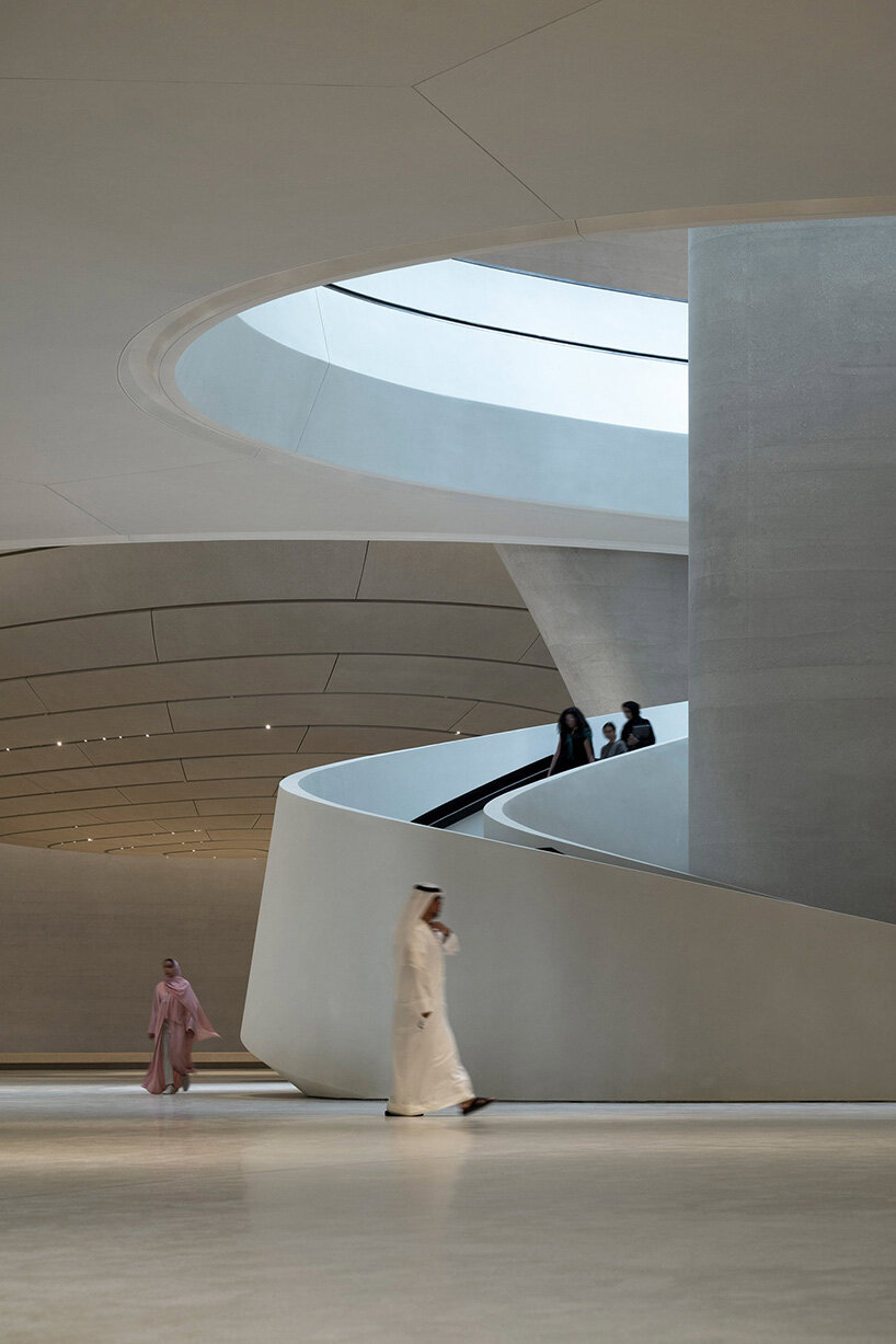 zayed national museum by foster + partners spreads its steel wings over abu dhabi