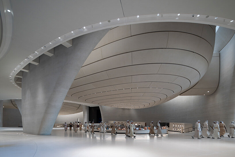 zayed national museum by foster + partners spreads its steel wings over abu dhabi