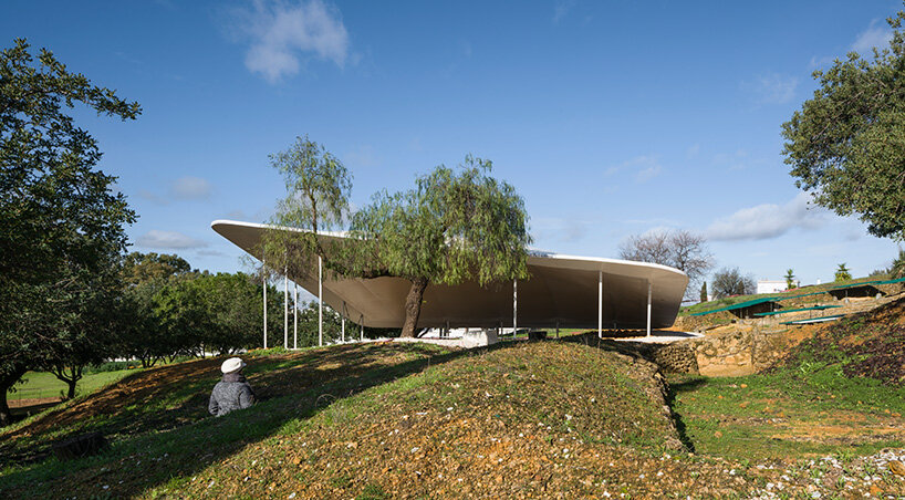 3D printed canopy uses passive environmental control to protect roman tombs in spain