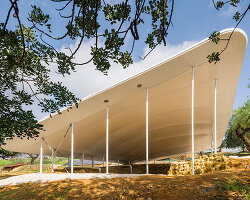 3D printed canopy uses passive environmental control to protect roman tombs in spain