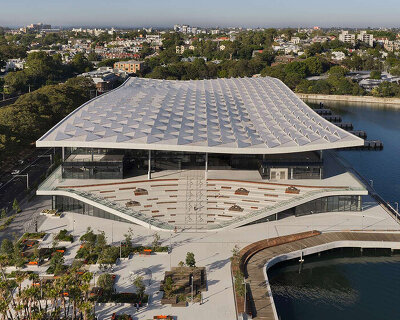 3XN completes timber-roofed sydney fish market for january opening