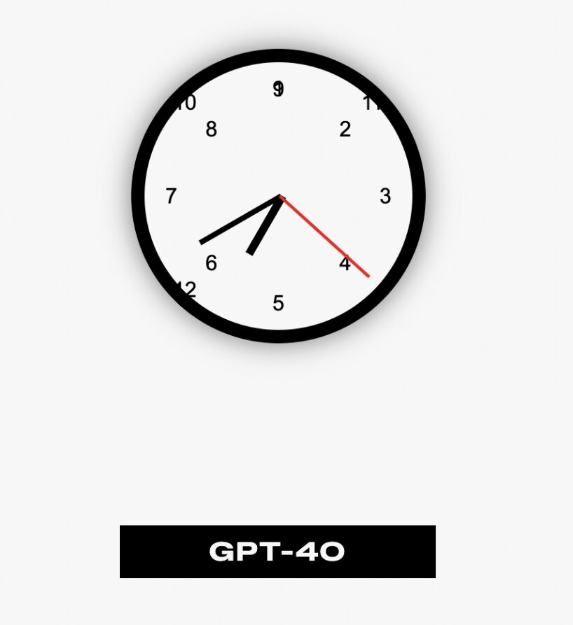 AI correct analog clocks