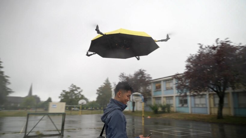 autonomous flying umbrella