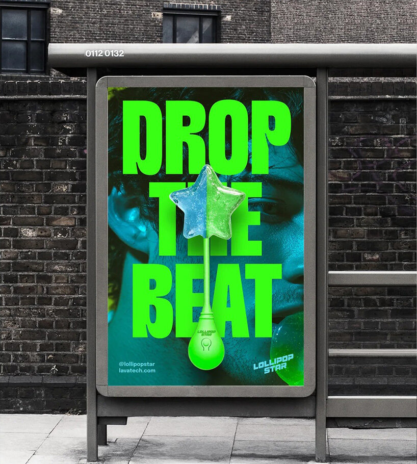 this lollipop lets music travel from your mouth to your ears as you bite into it