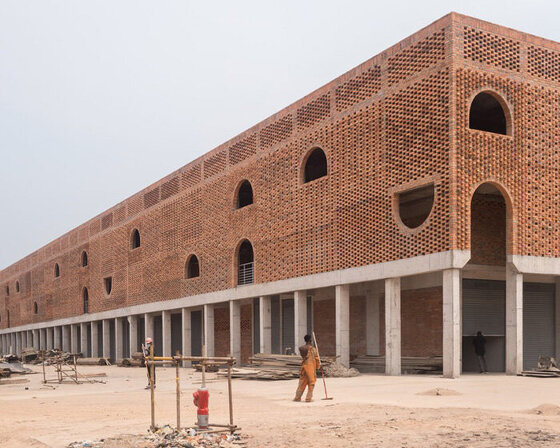 kinshasa's historic central market reopens as climate-responsive civic landmark
