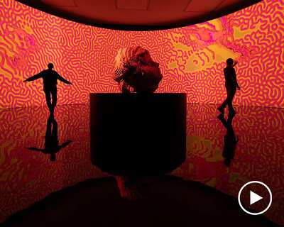 pixel virtual gardens and robotic installations animate miguel chevalier’s solo digital art show