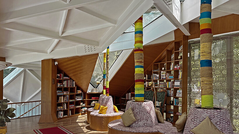 eila by MOFA studio realizes biomorphic art retreat in india through fluid architecture