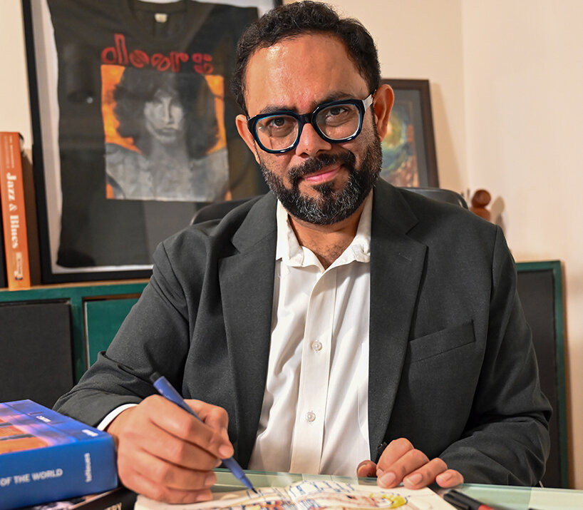 eila by MOFA studio realizes biomorphic art retreat in india through fluid architecture