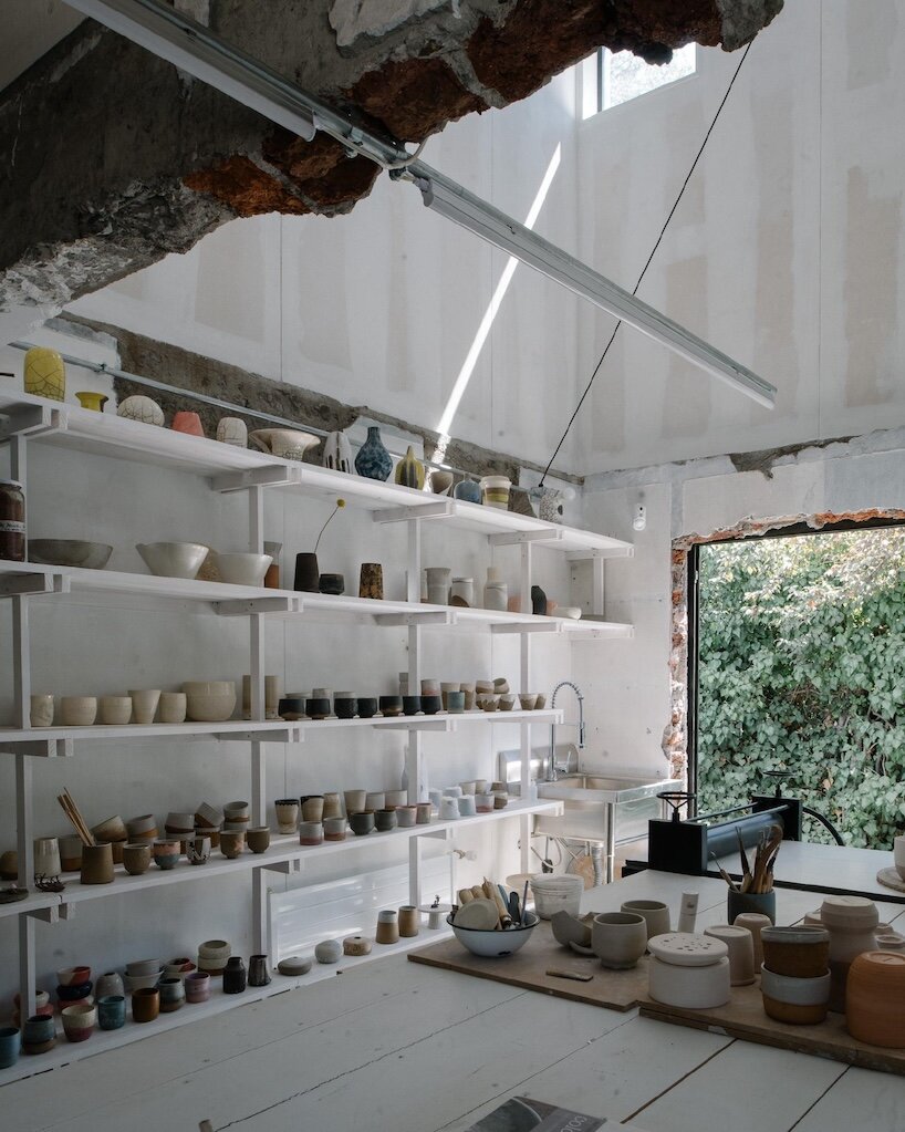 iván bravo weaves original brick fragments into casa tam renovation in chile