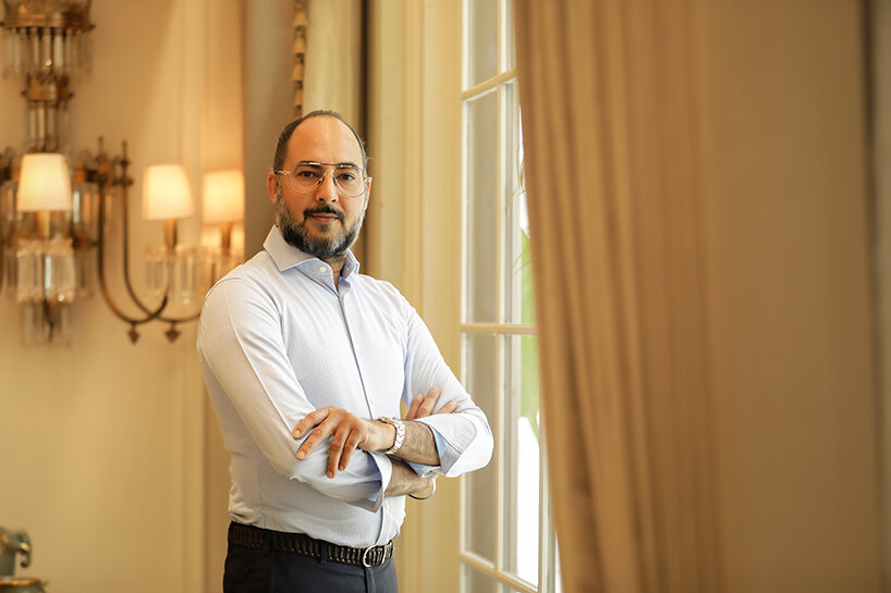 mayfair garden residence is defined by crafted layered textures and natural light in india